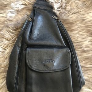 Fertoui’s Leather Backpack/Zip Side Bag